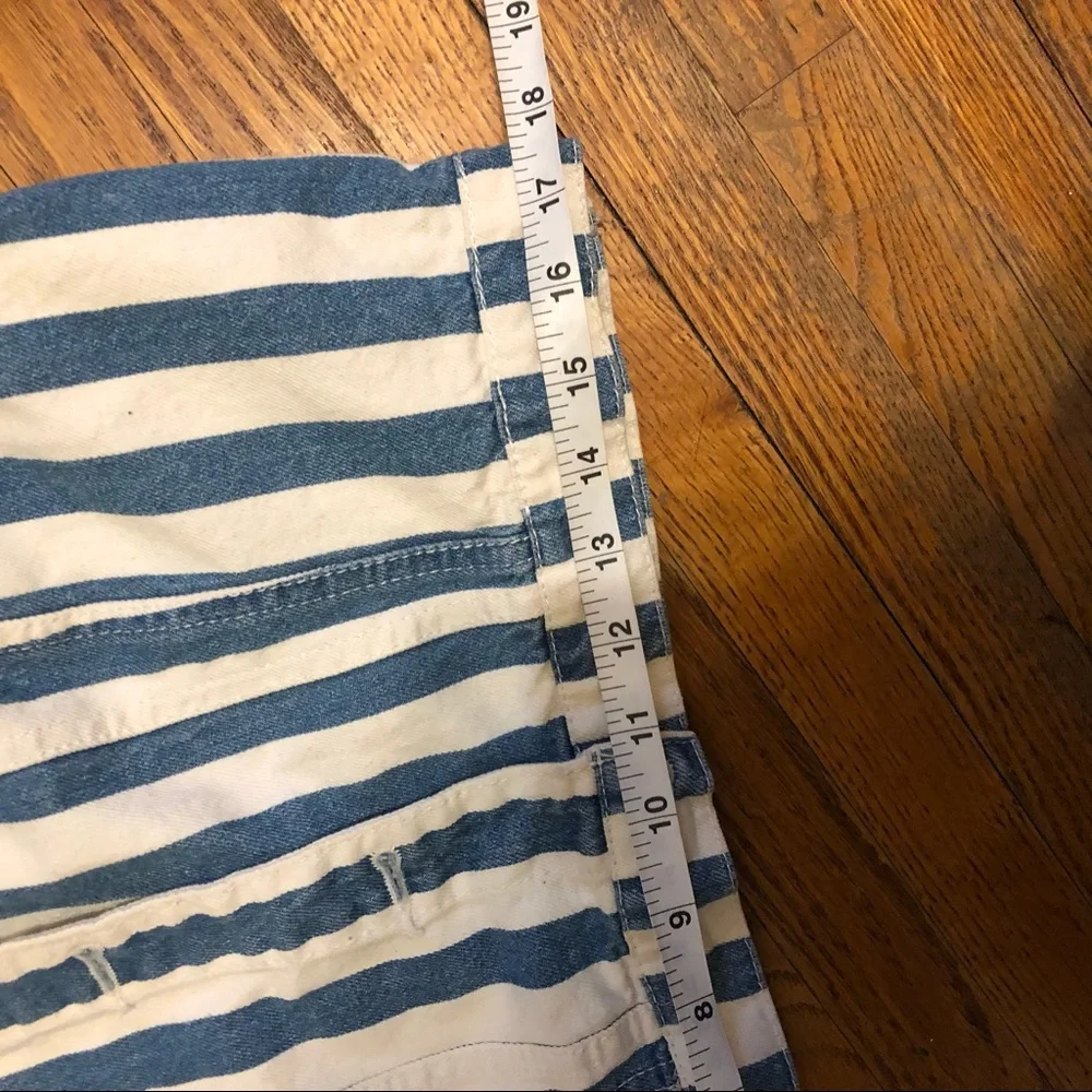 Y2K 90s striped jean jacket - Picture 7 of 8